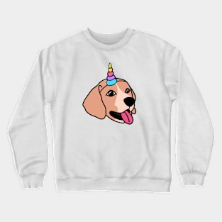 Cute Animal Unicorn Dog Crewneck Sweatshirt